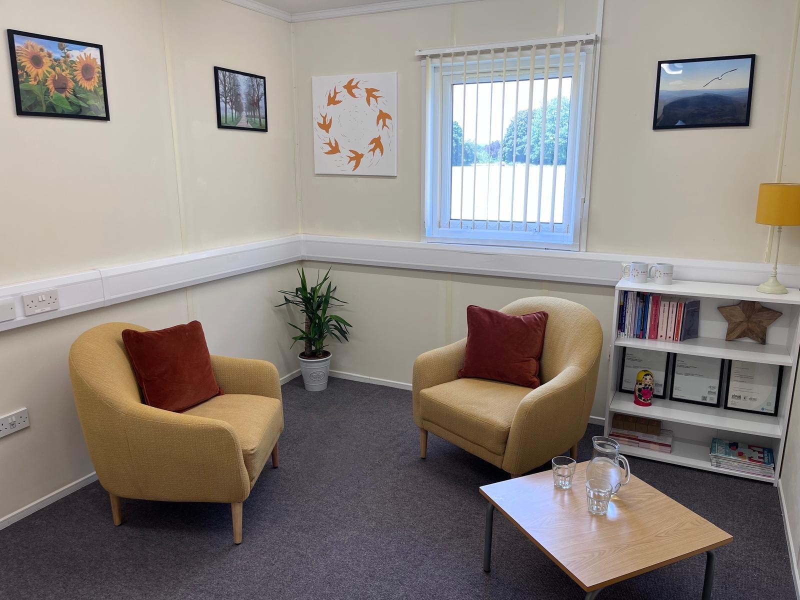 Counselling room at The Movement Centre